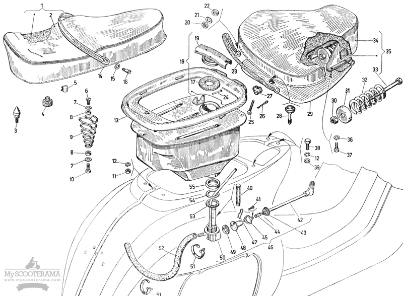 Bouchon caoutchouc -UNIVERSEL- noir - Ø=20mm - pour trou rétroviseur dans  le couvre guidon Vespa PX Arcobaleno (1984-), Pièces de caoutchouc, Pièces en caoutchouc, Châssis